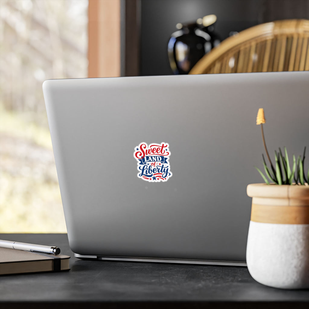 'Sweet Land of Liberty' American Pride Kiss-Cut Decal