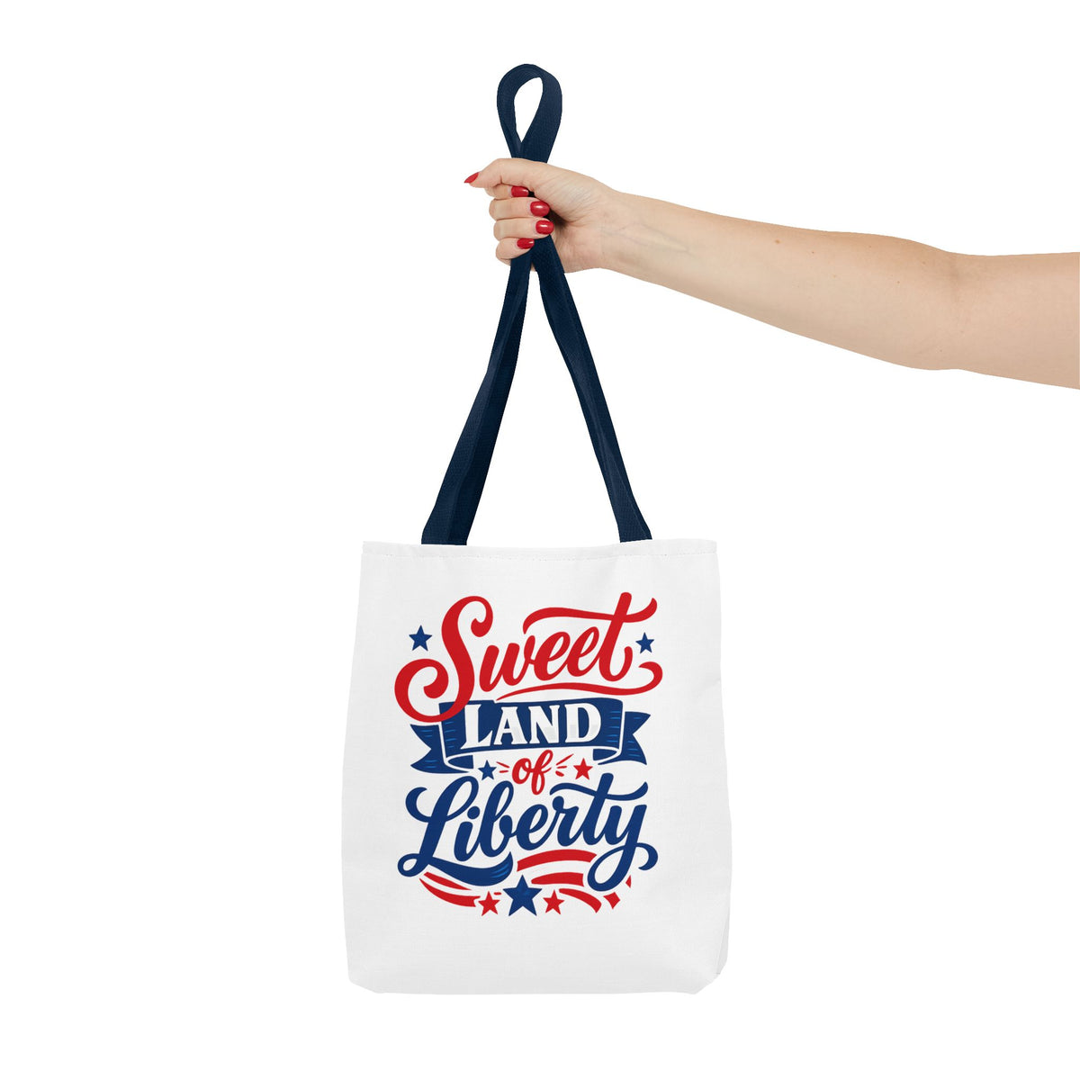 Sweet Land of Liberty Patriotic Tote Bag