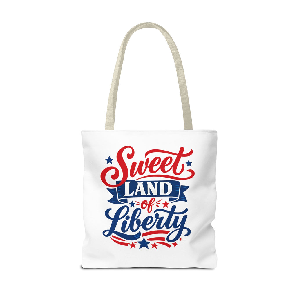Sweet Land of Liberty Patriotic Tote Bag