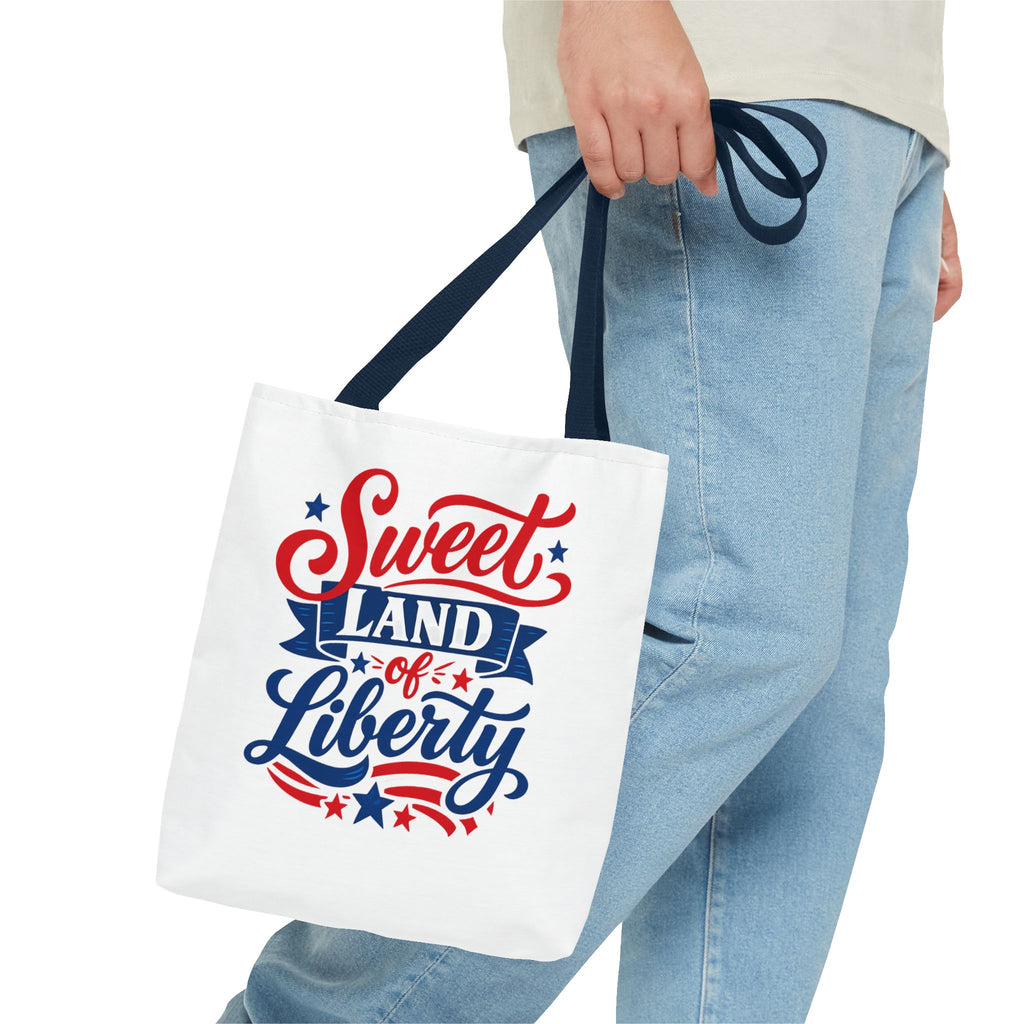 Sweet Land of Liberty Patriotic Tote Bag