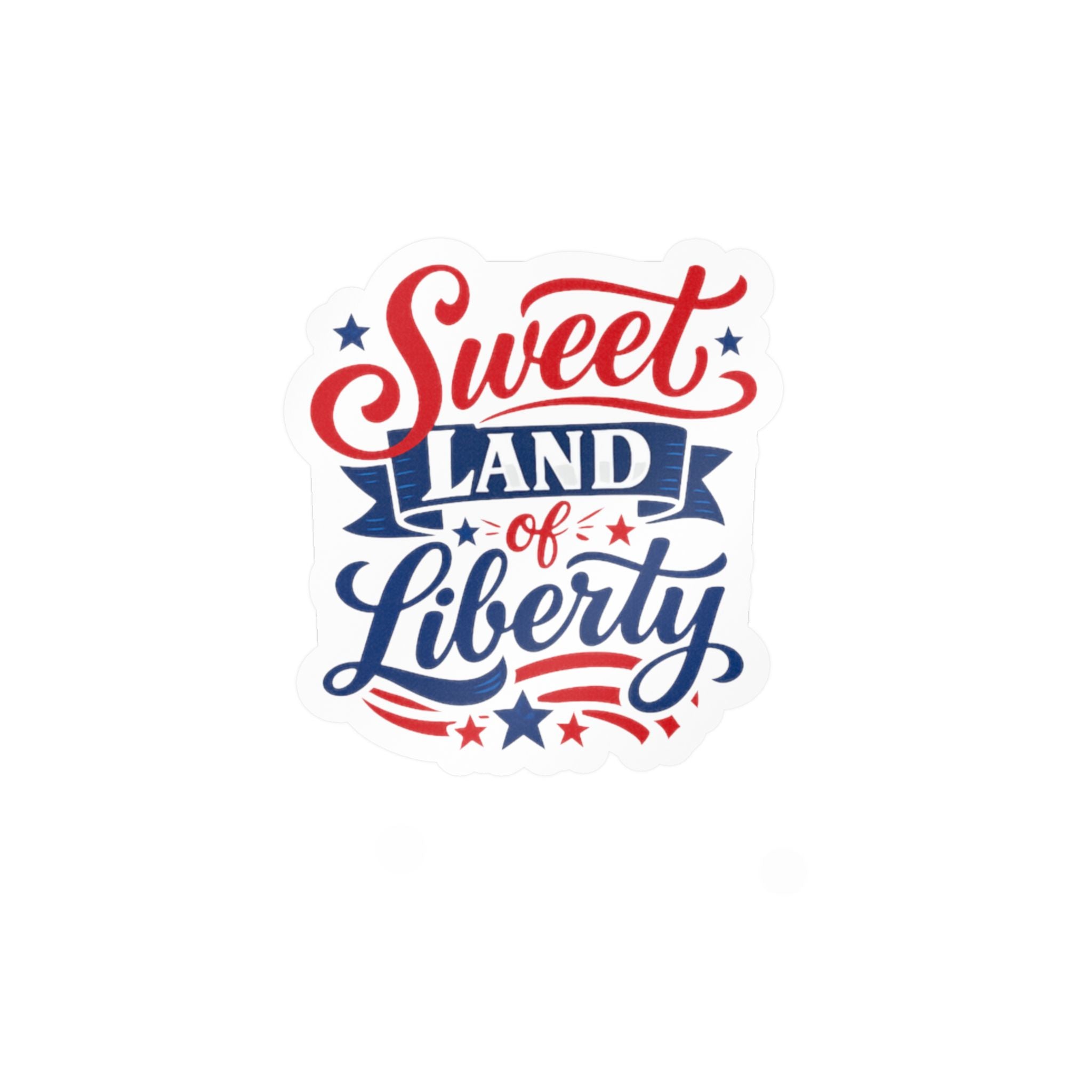 'Sweet Land of Liberty' American Pride Kiss-Cut Decal