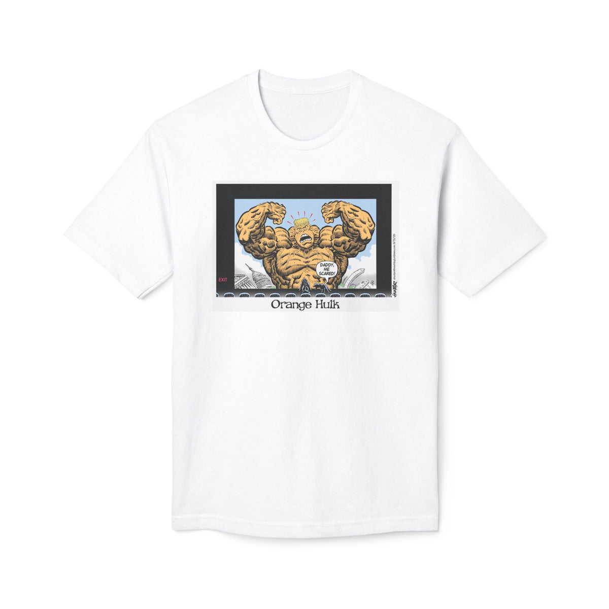 "Orange Hulk" Political Cartoon By Alexander Hunter (Washington Times) T-Shirt