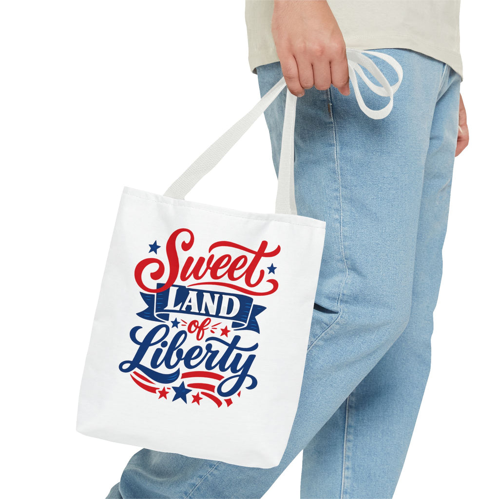 Sweet Land of Liberty Patriotic Tote Bag
