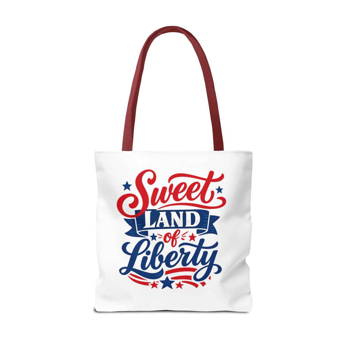 Sweet Land of Liberty Patriotic Tote Bag