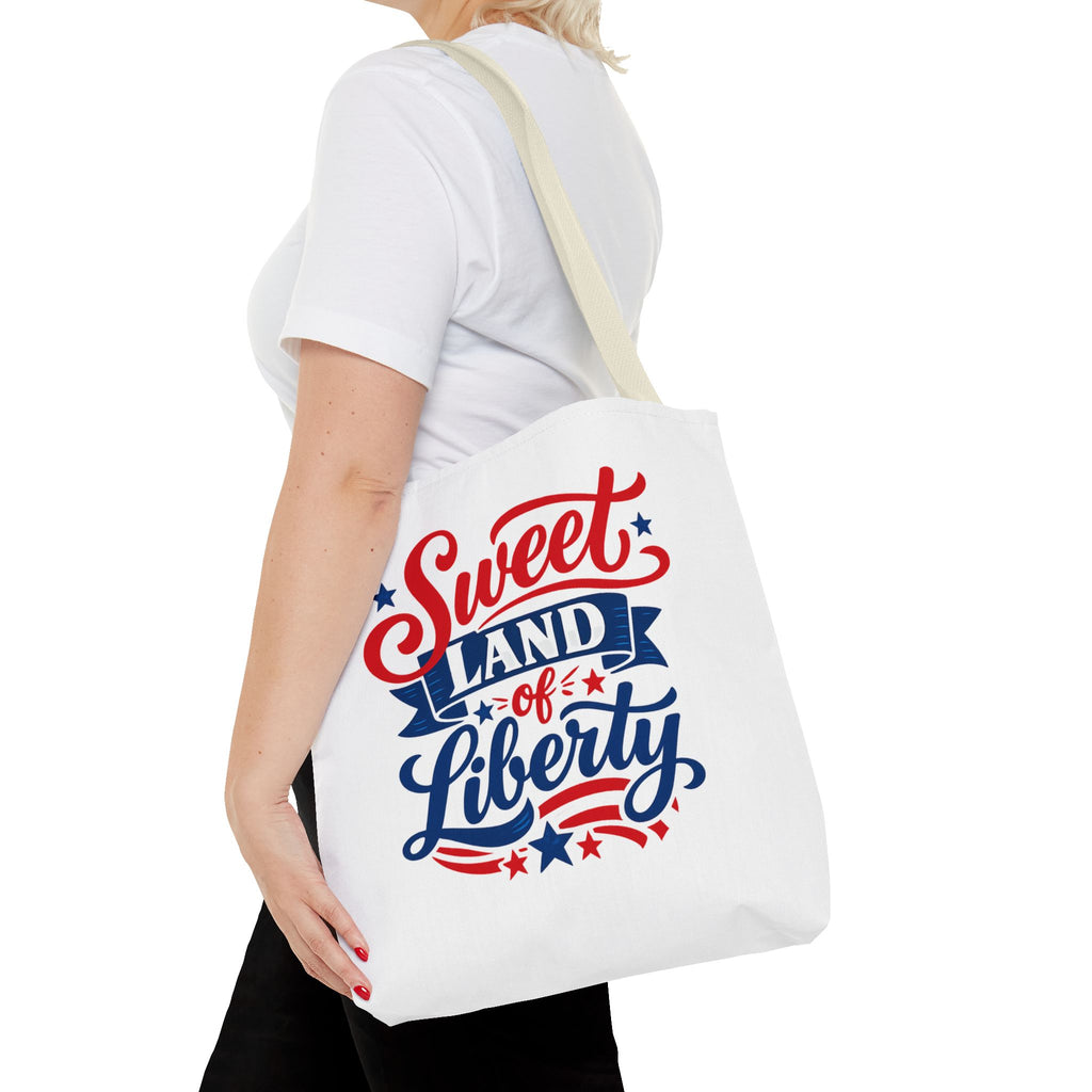 Sweet Land of Liberty Patriotic Tote Bag