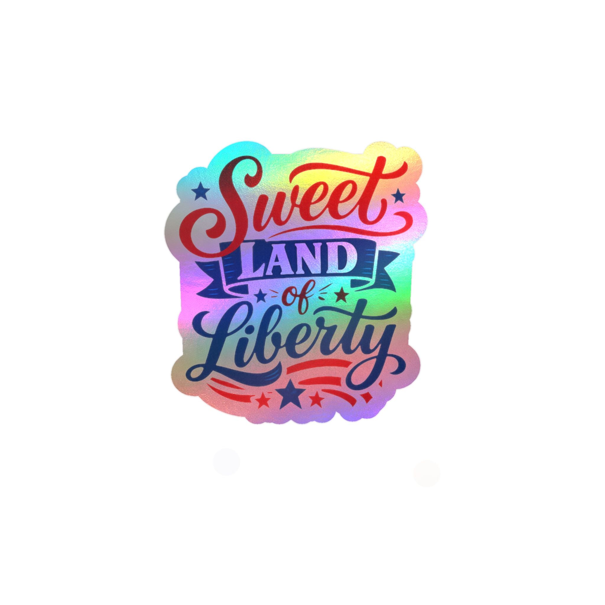 'Sweet Land of Liberty' American Pride Kiss-Cut Decal