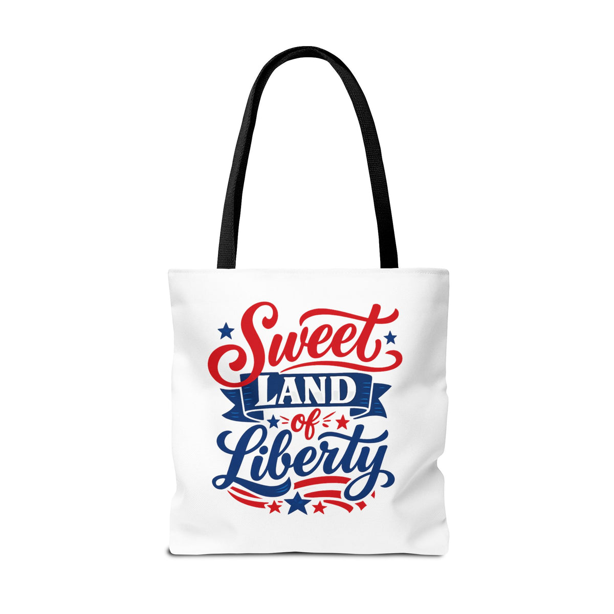 Sweet Land of Liberty Patriotic Tote Bag