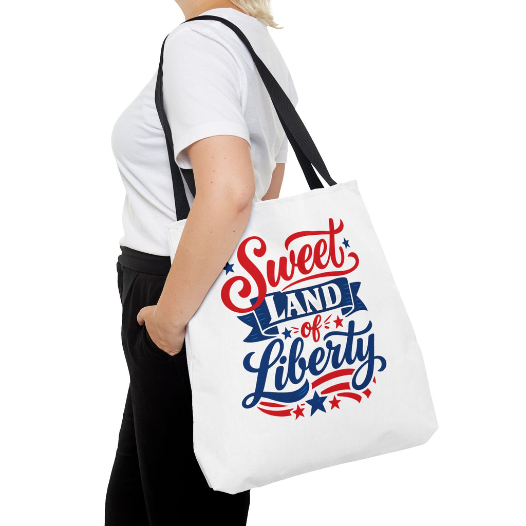 Sweet Land of Liberty Patriotic Tote Bag