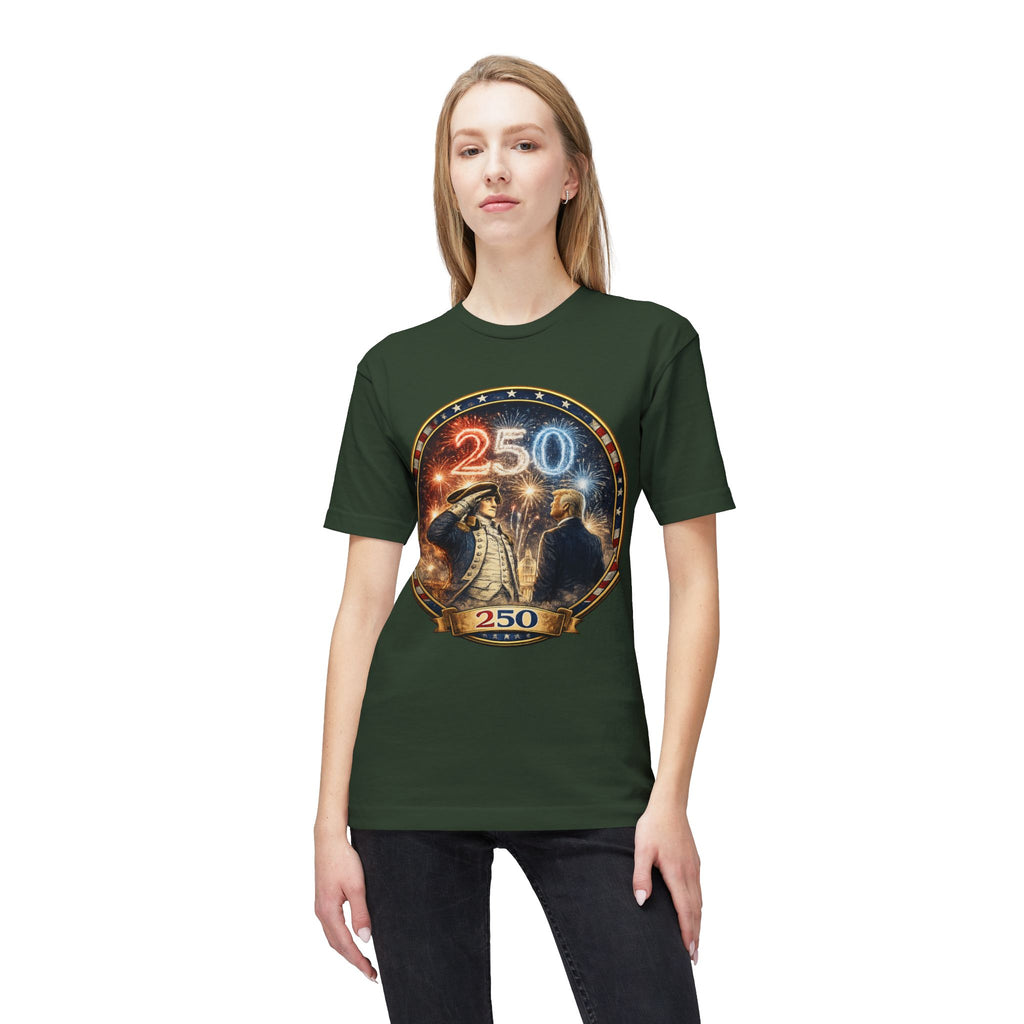 250th Anniversary Commemorative T-Shirt – Historic U.S. Celebration Design