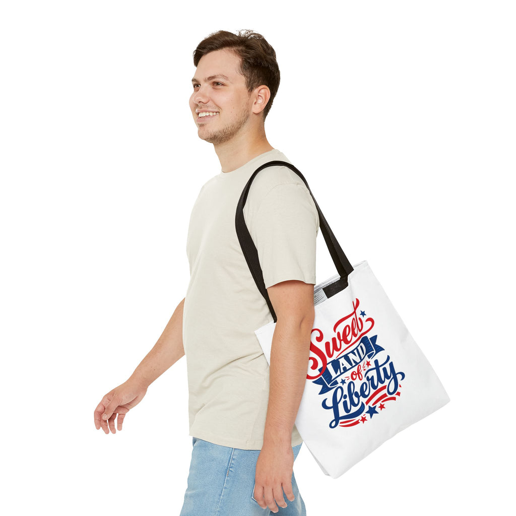 Sweet Land of Liberty Patriotic Tote Bag