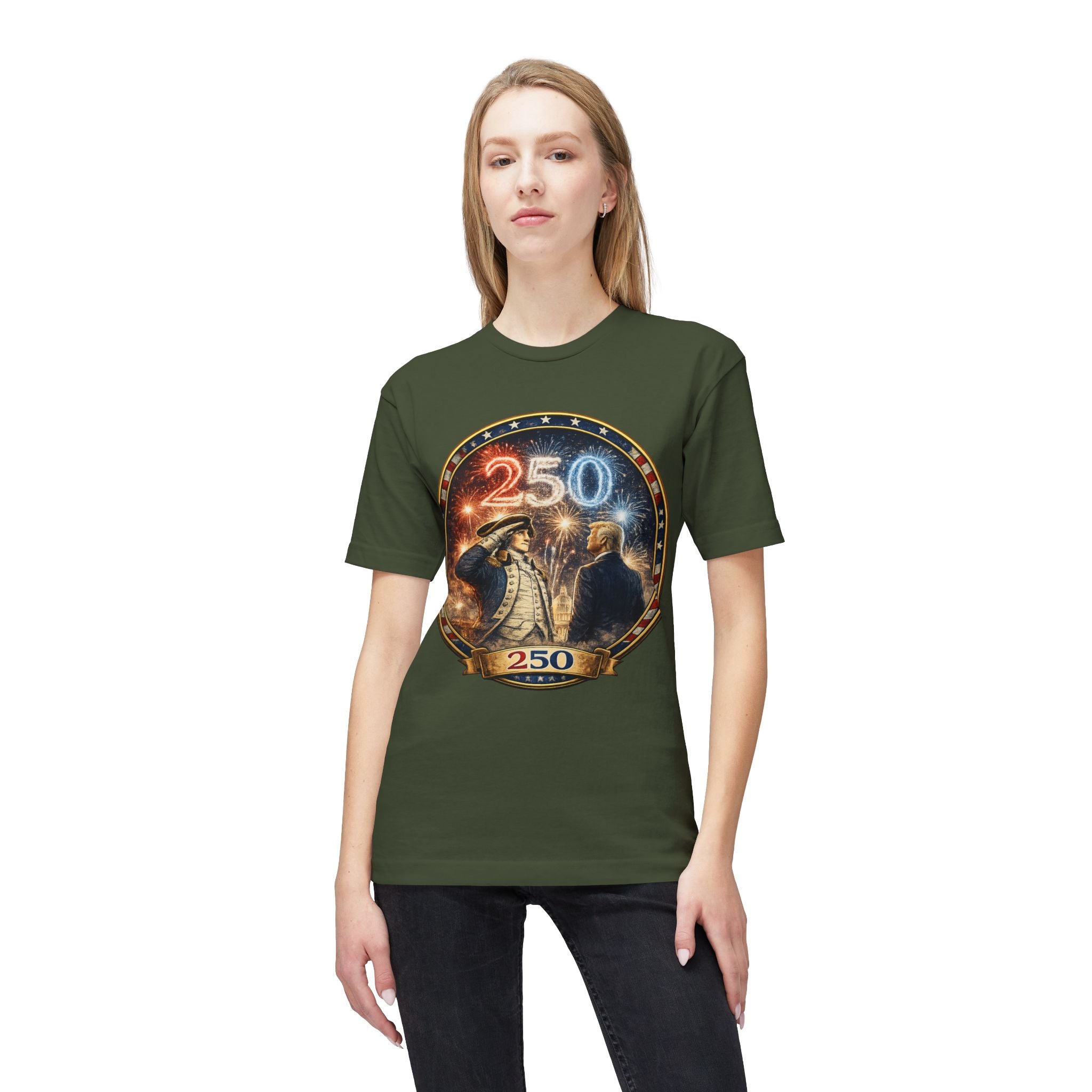 250th Anniversary Commemorative T-Shirt – Historic U.S. Celebration Design