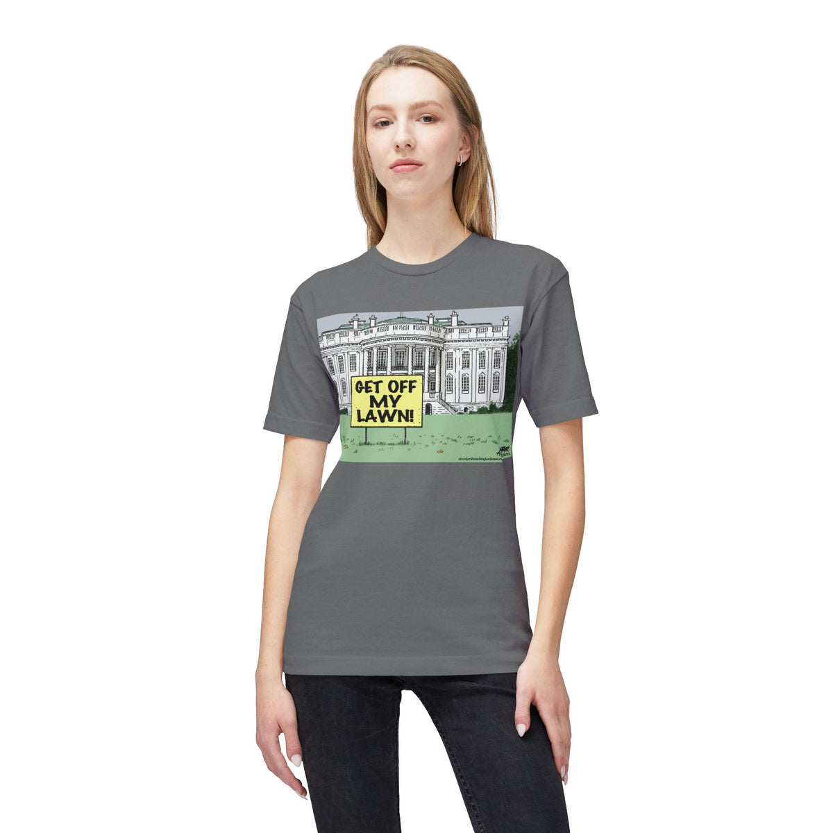 "Get Off My Lawn" Political Cartoon By Alexander Hunter (Washington Times) Unisex T-Shirt
