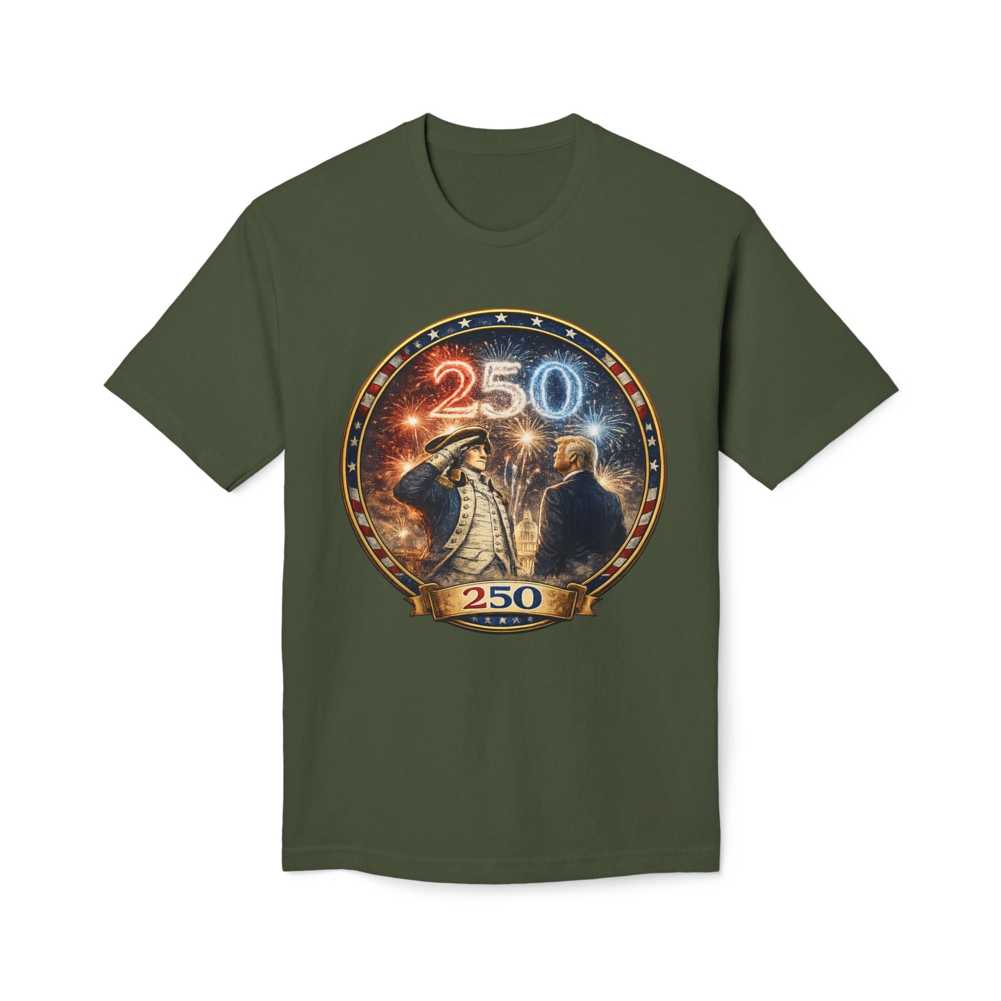 250th Anniversary Commemorative T-Shirt – Historic U.S. Celebration Design