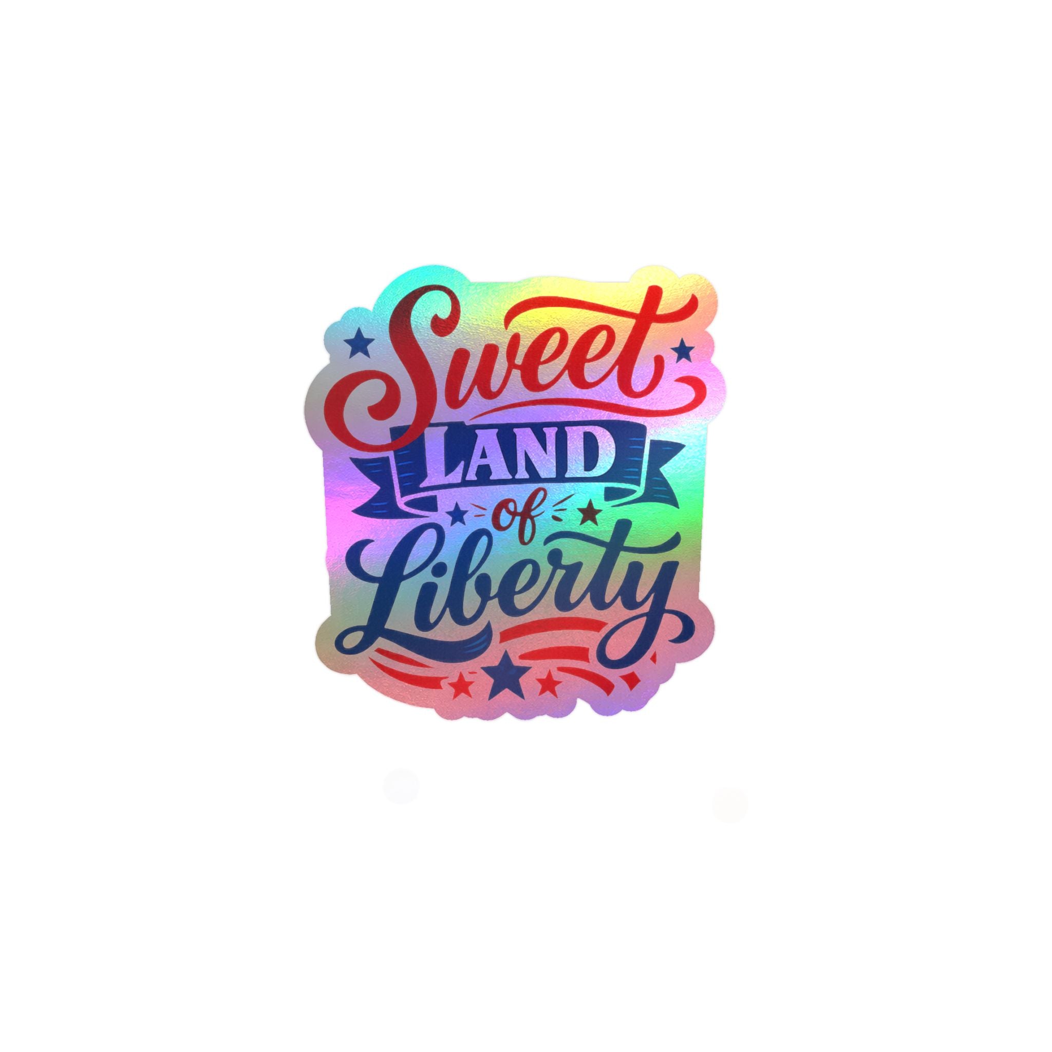'Sweet Land of Liberty' American Pride Kiss-Cut Decal