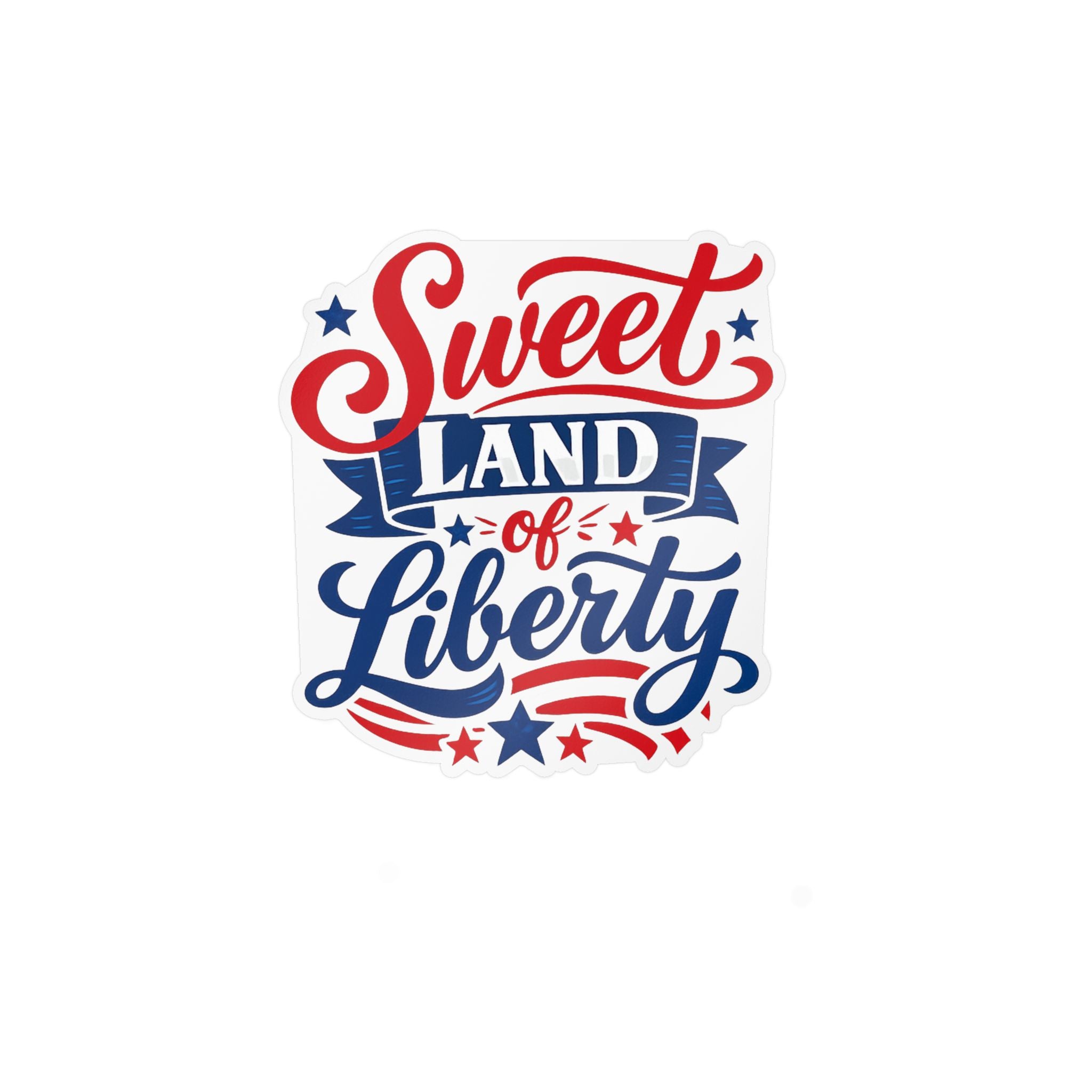 'Sweet Land of Liberty' American Pride Kiss-Cut Decal