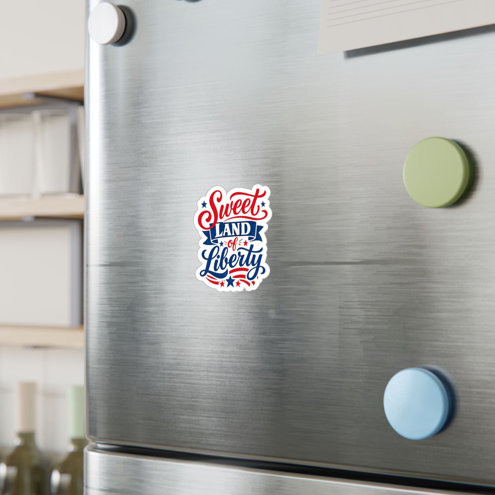 'Sweet Land of Liberty' American Pride Kiss-Cut Decal