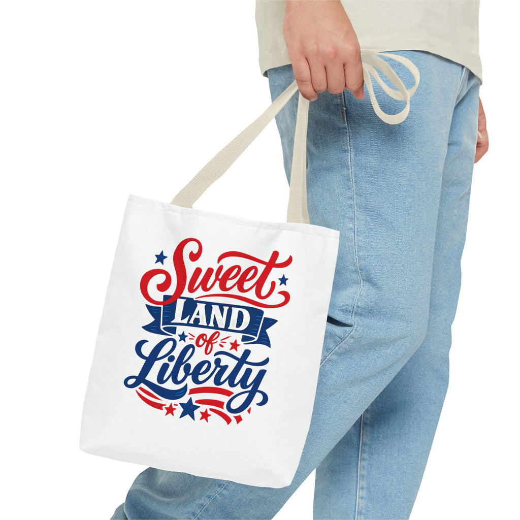 Sweet Land of Liberty Patriotic Tote Bag