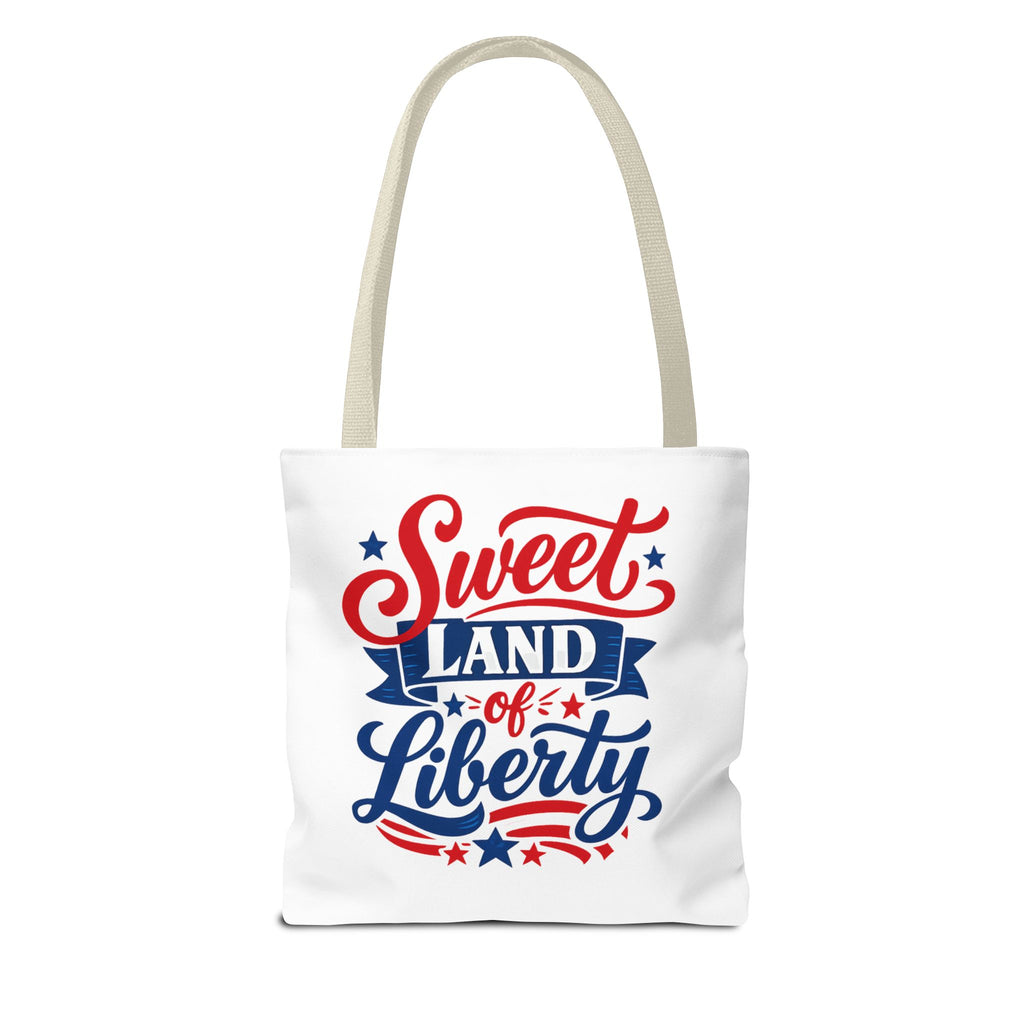 Sweet Land of Liberty Patriotic Tote Bag