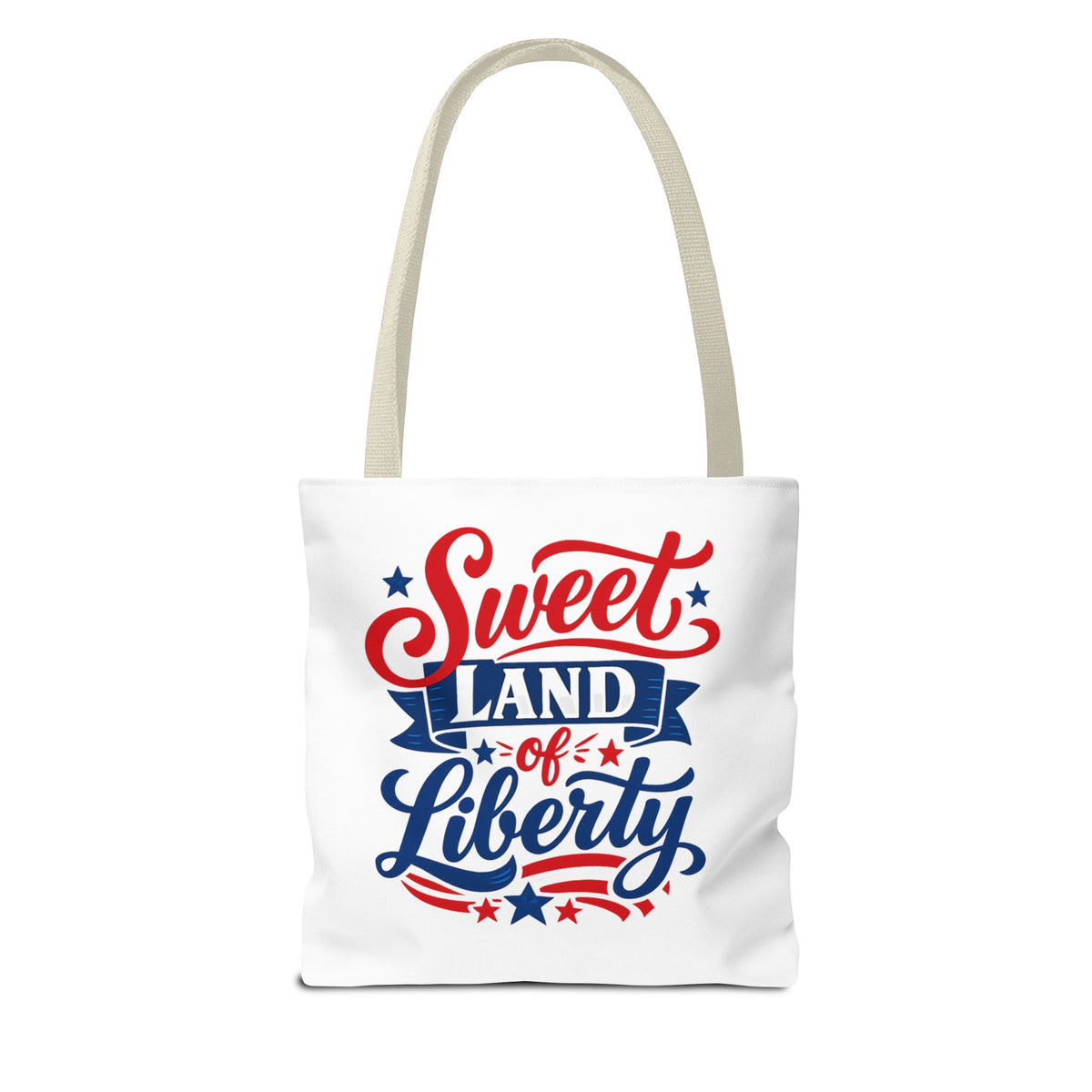 Sweet Land of Liberty Patriotic Tote Bag