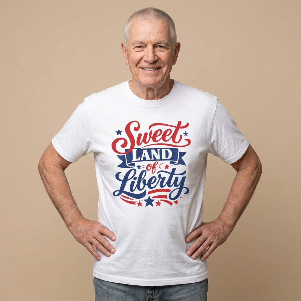 Sweet Land of Liberty T-Shirt — Patriotic 4th of July Tee