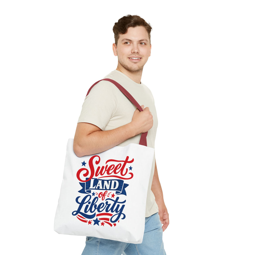 Sweet Land of Liberty Patriotic Tote Bag