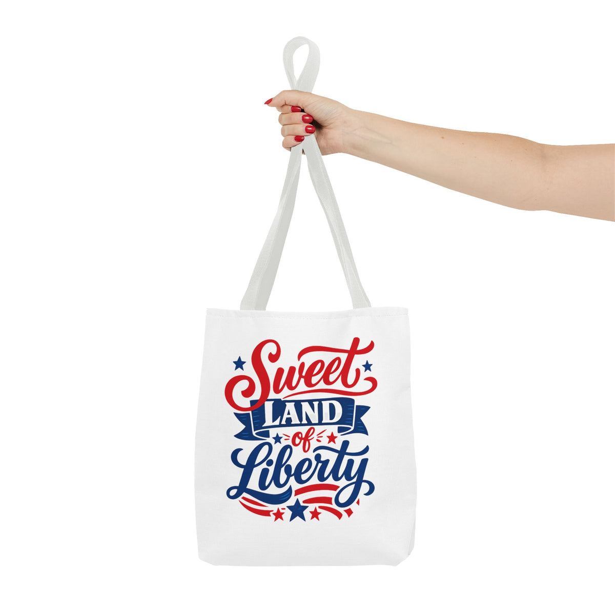 Sweet Land of Liberty Patriotic Tote Bag