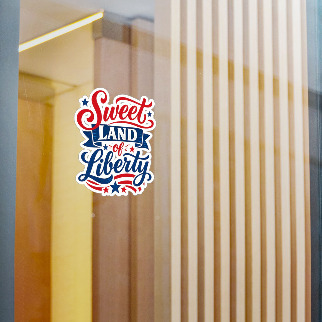 'Sweet Land of Liberty' American Pride Kiss-Cut Decal