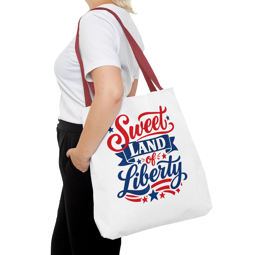 Sweet Land of Liberty Patriotic Tote Bag