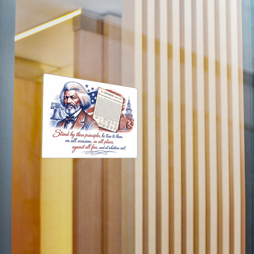 Frederick Douglass Quote Vinyl Decal — Patriotic Historical Sticker