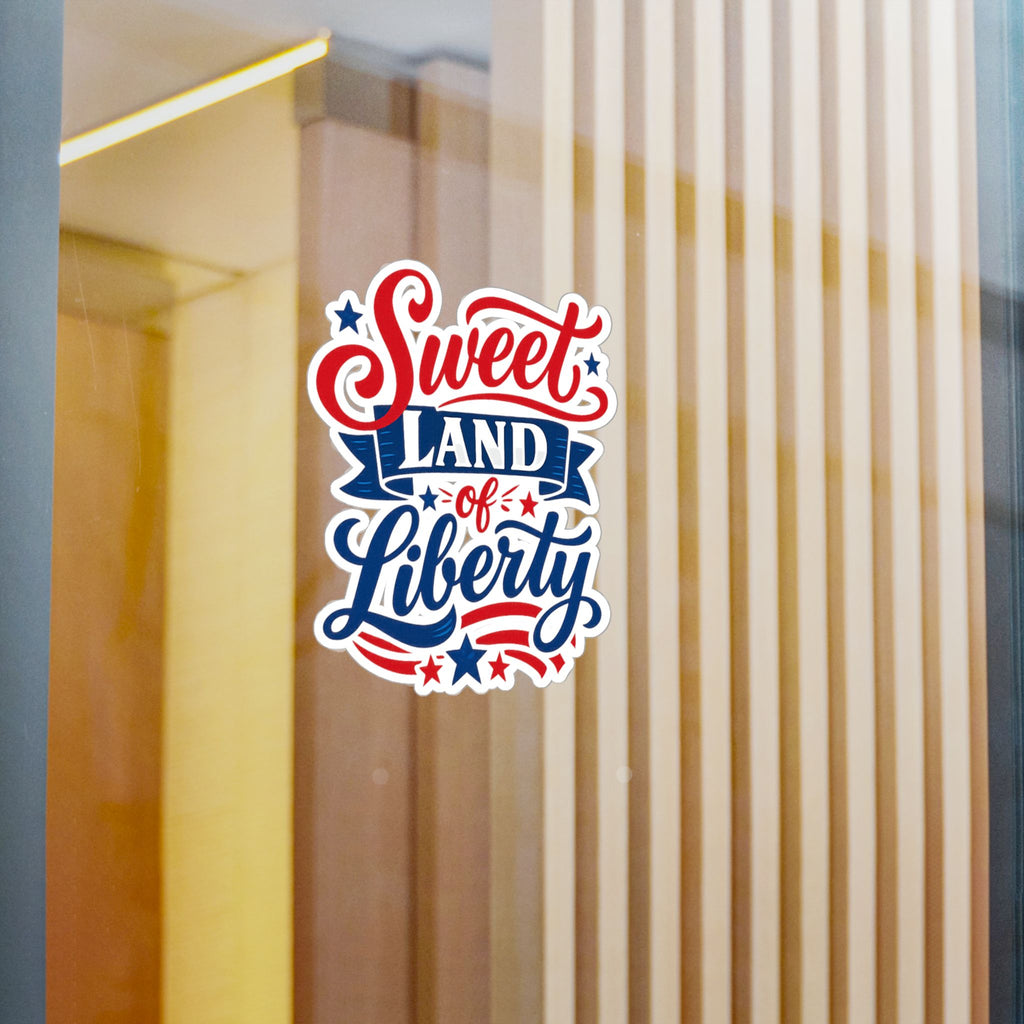 'Sweet Land of Liberty' American Pride Kiss-Cut Decal