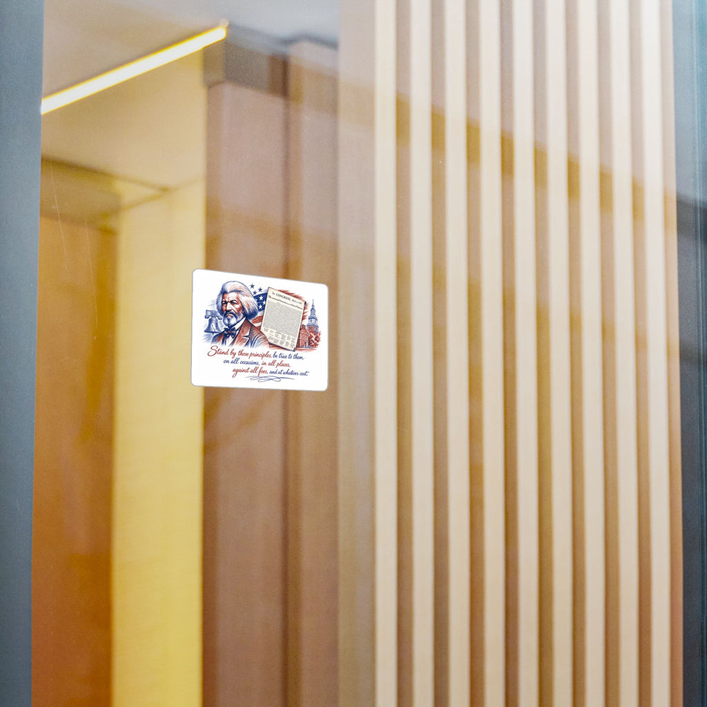 Frederick Douglass Quote Vinyl Decal — Patriotic Historical Sticker