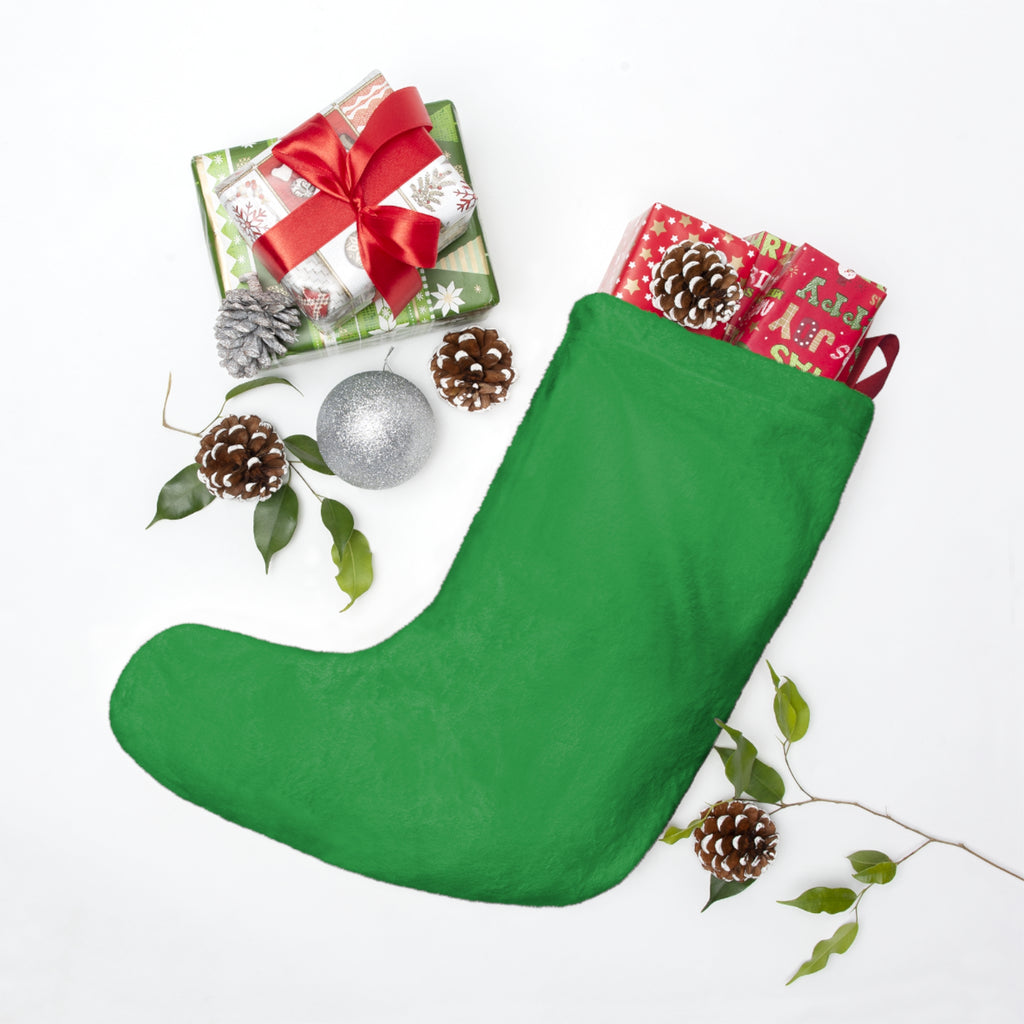 Political White House 'Get Off My Lawn!' Green Christmas Stocking