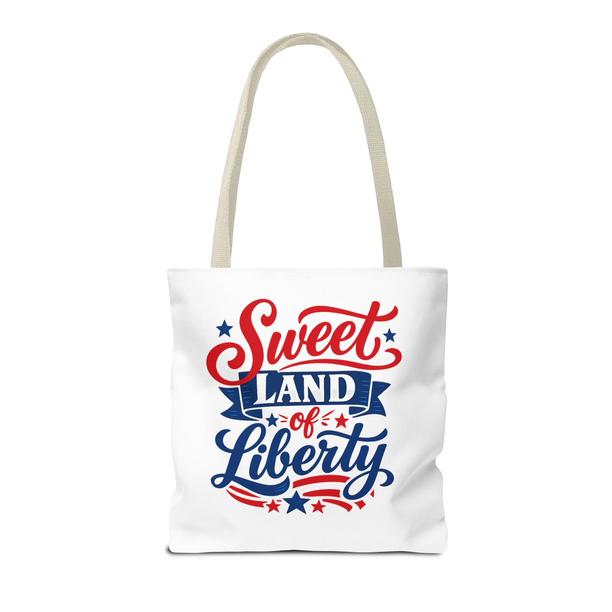 Sweet Land of Liberty Patriotic Tote Bag