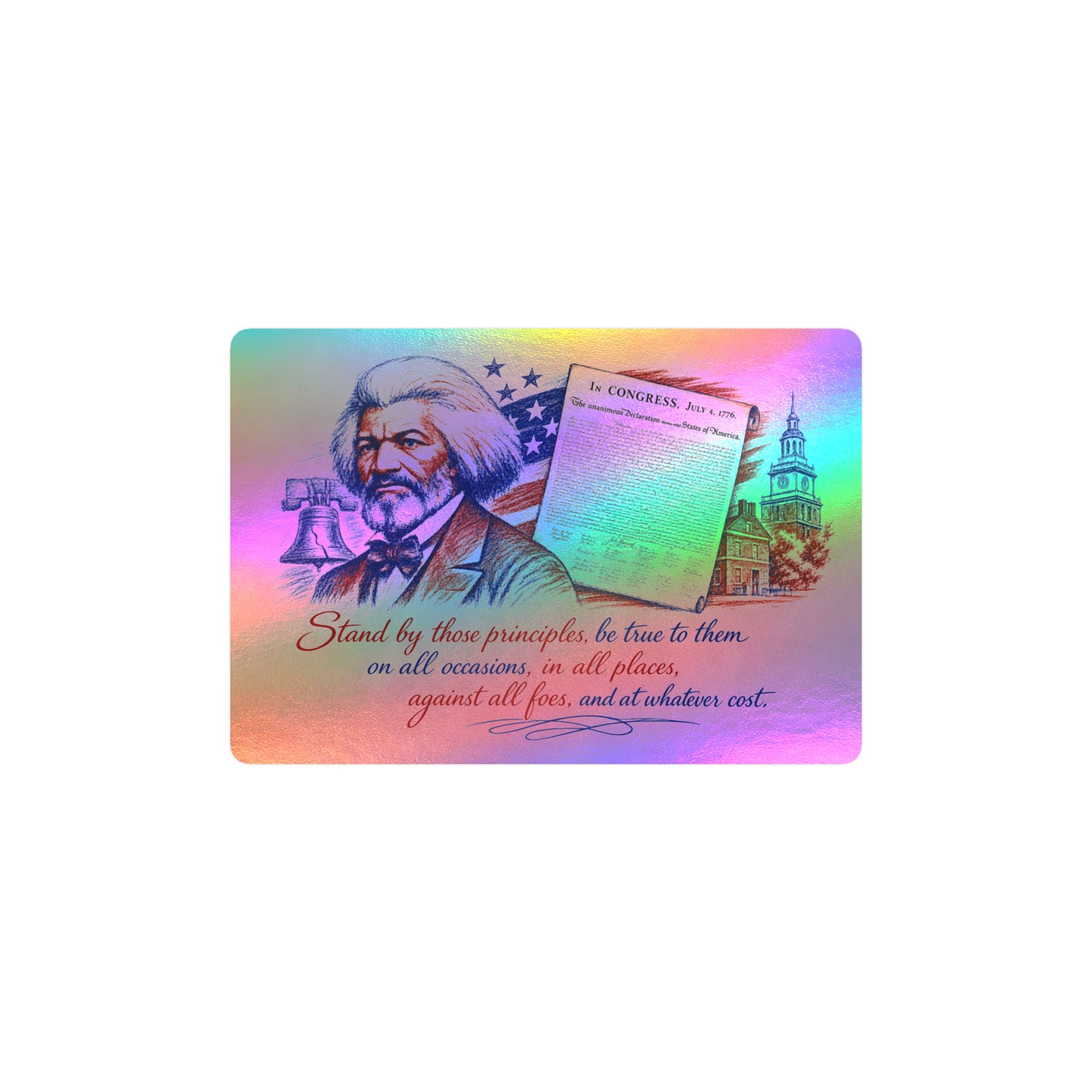 Frederick Douglass Quote Vinyl Decal — Patriotic Historical Sticker
