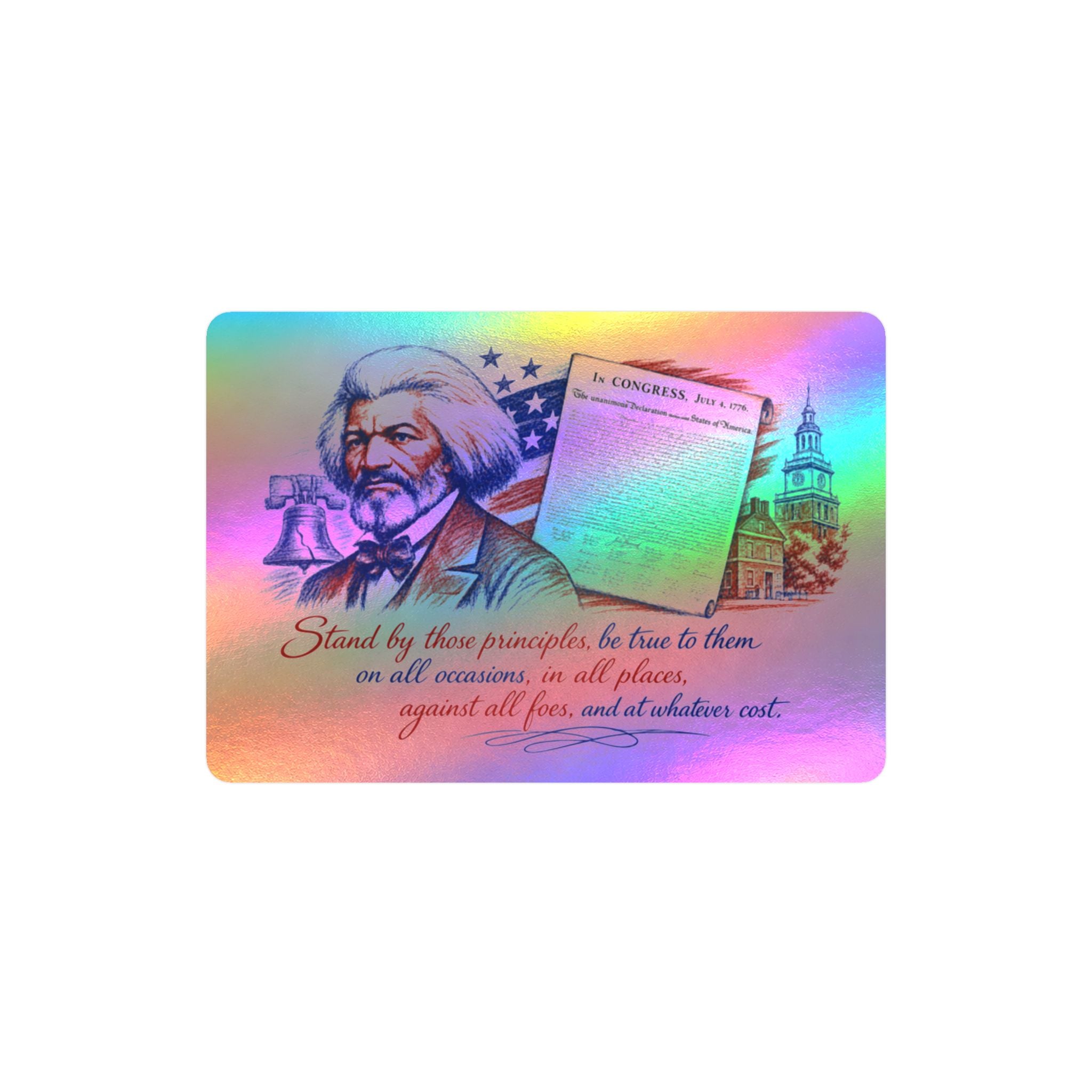 Frederick Douglass Quote Vinyl Decal — Patriotic Historical Sticker
