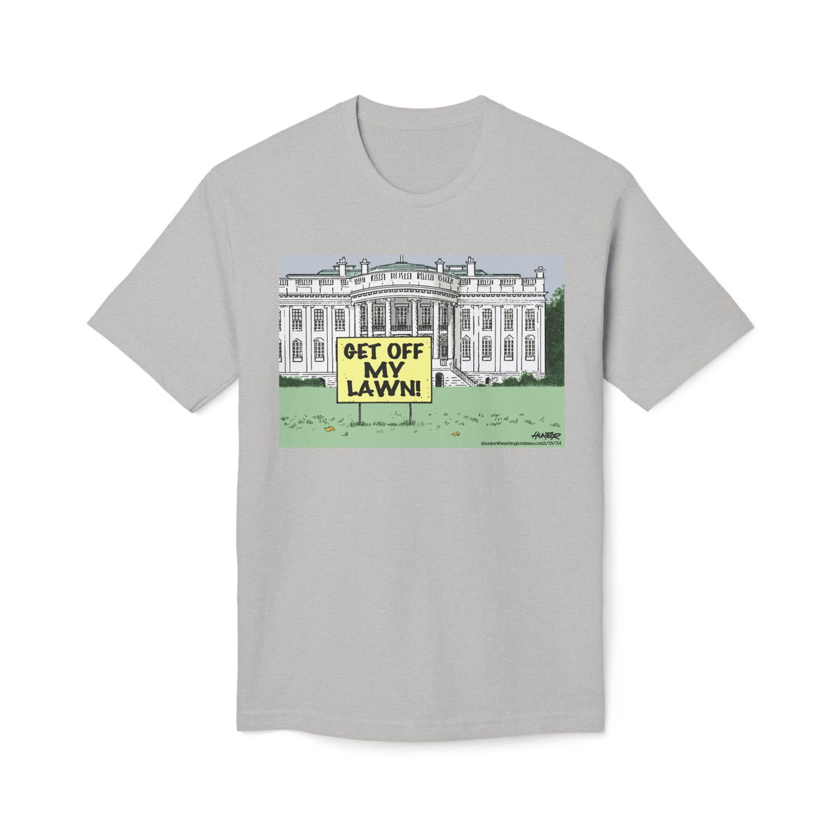 "Get Off My Lawn" Political Cartoon By Alexander Hunter (Washington Times) Unisex T-Shirt
