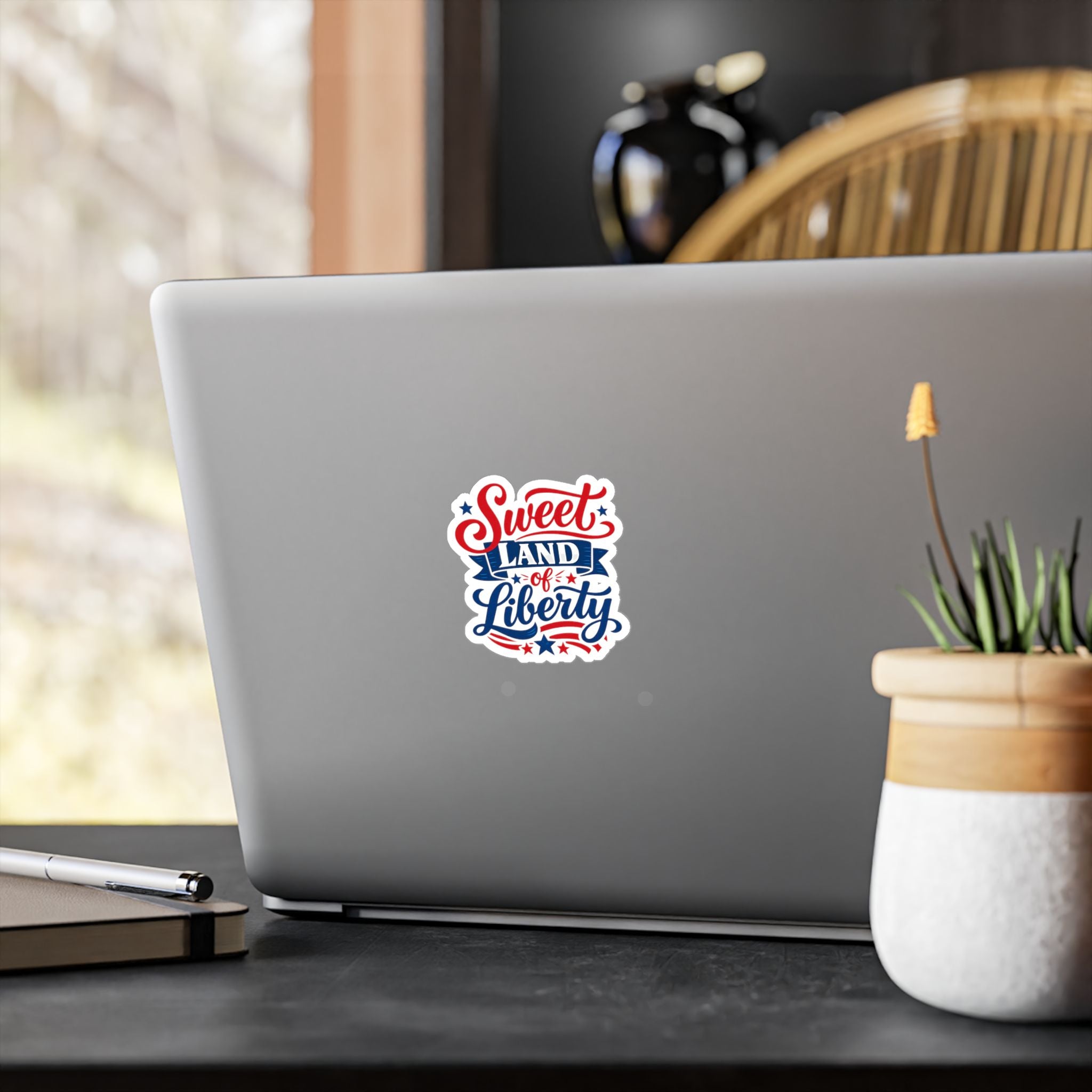 'Sweet Land of Liberty' American Pride Kiss-Cut Decal