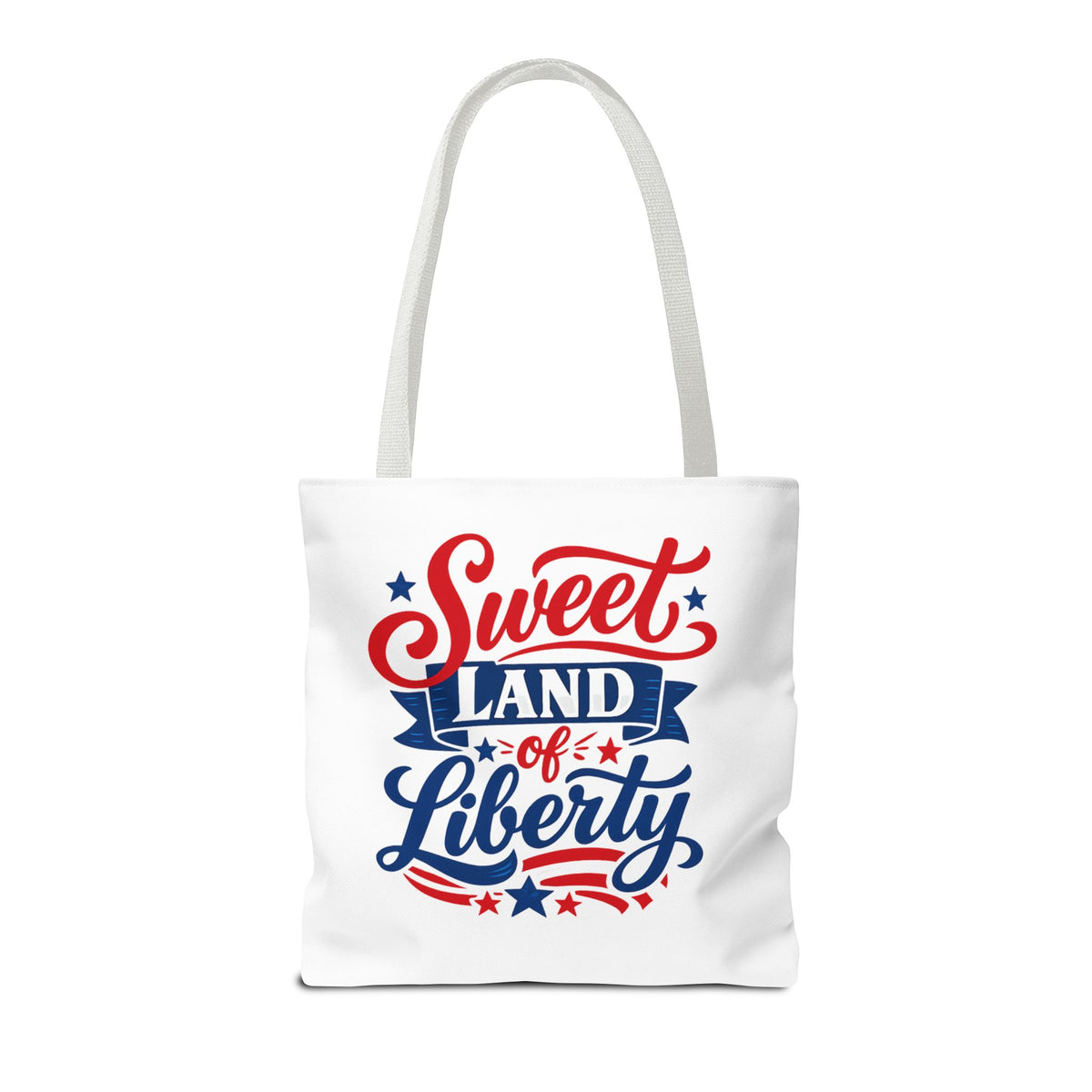 Sweet Land of Liberty Patriotic Tote Bag