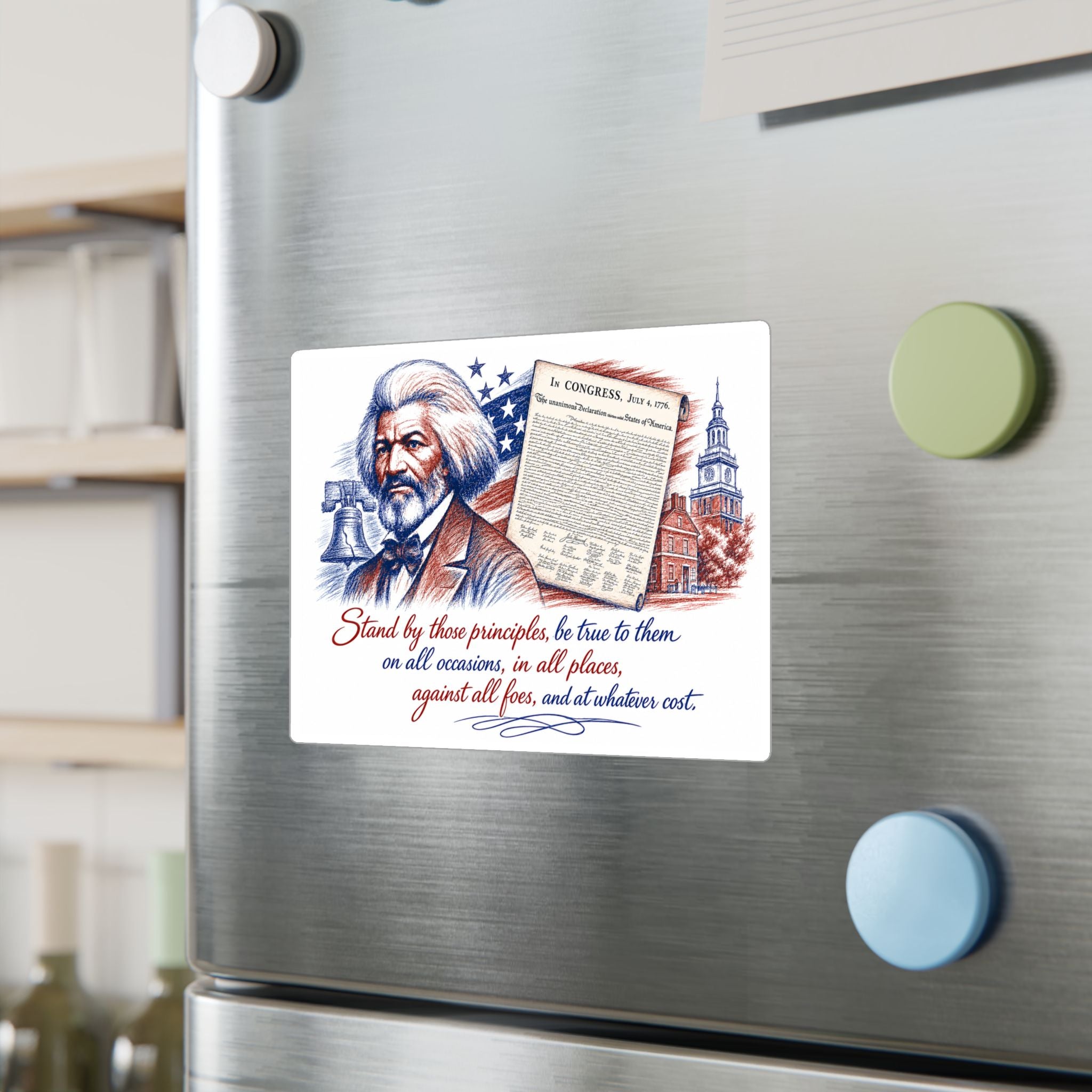 Frederick Douglass Quote Vinyl Decal — Patriotic Historical Sticker