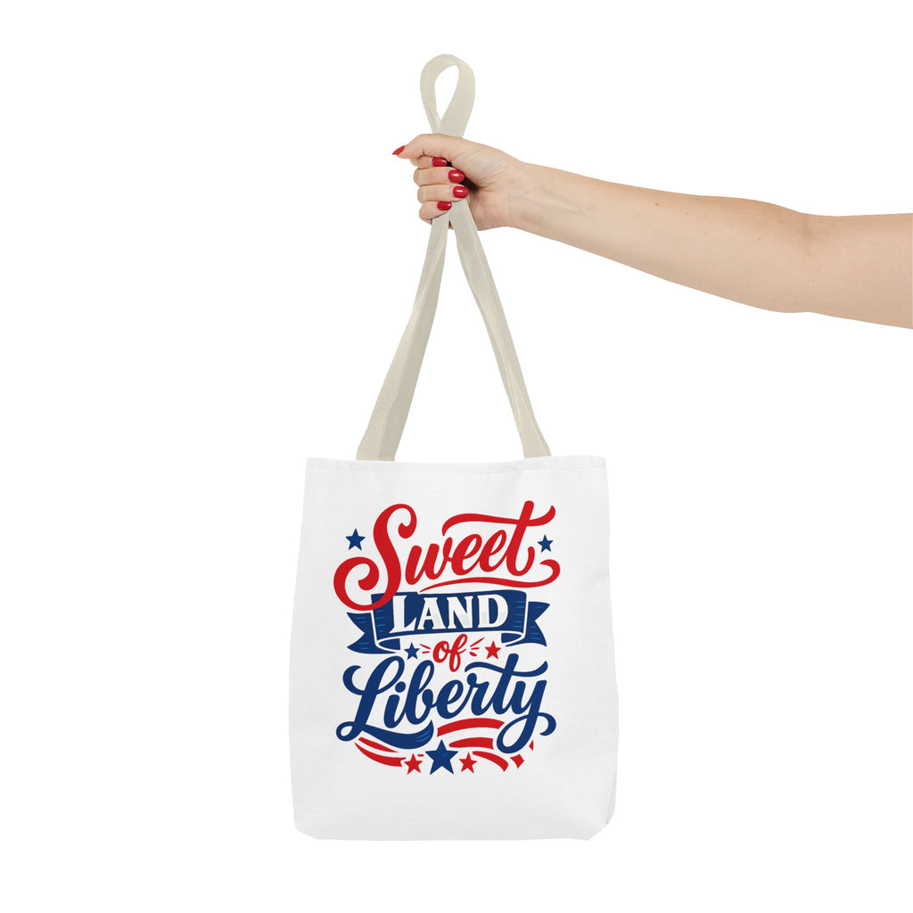 Sweet Land of Liberty Patriotic Tote Bag