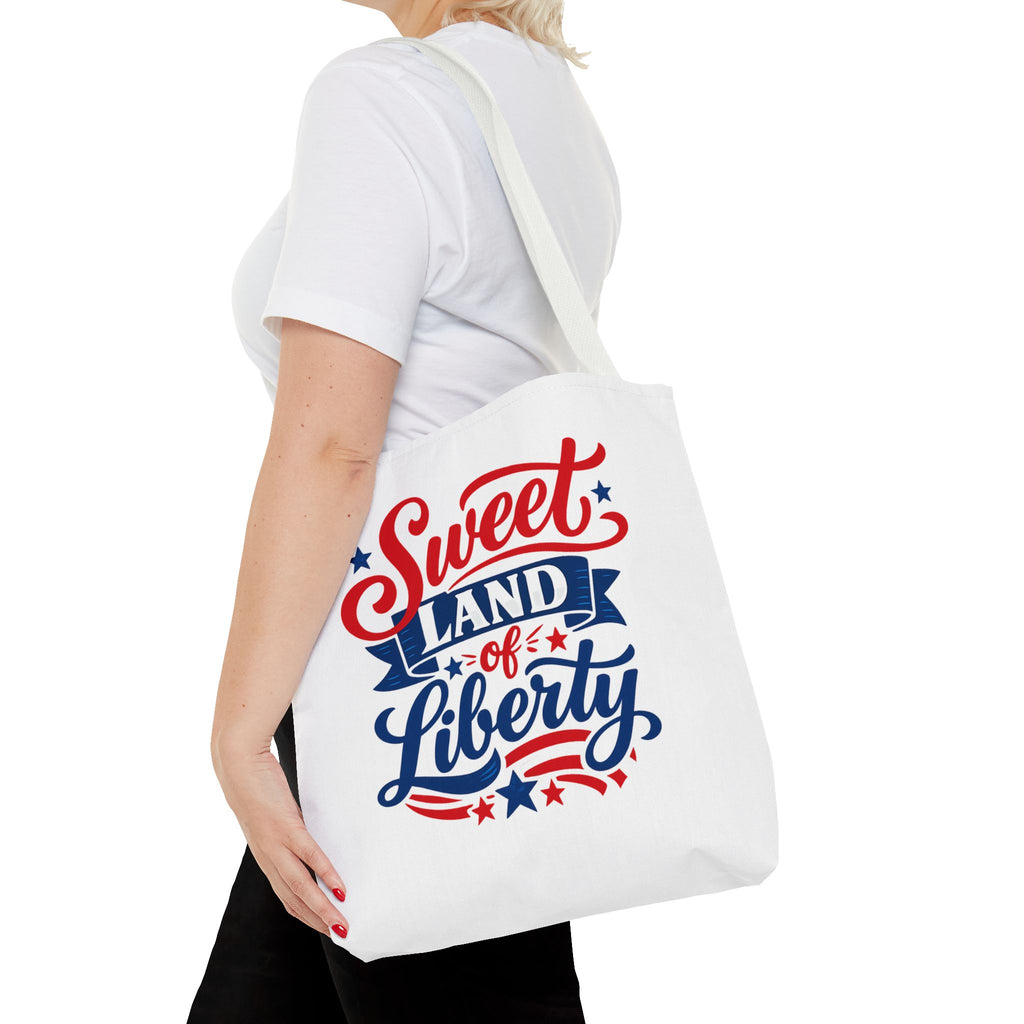 Sweet Land of Liberty Patriotic Tote Bag