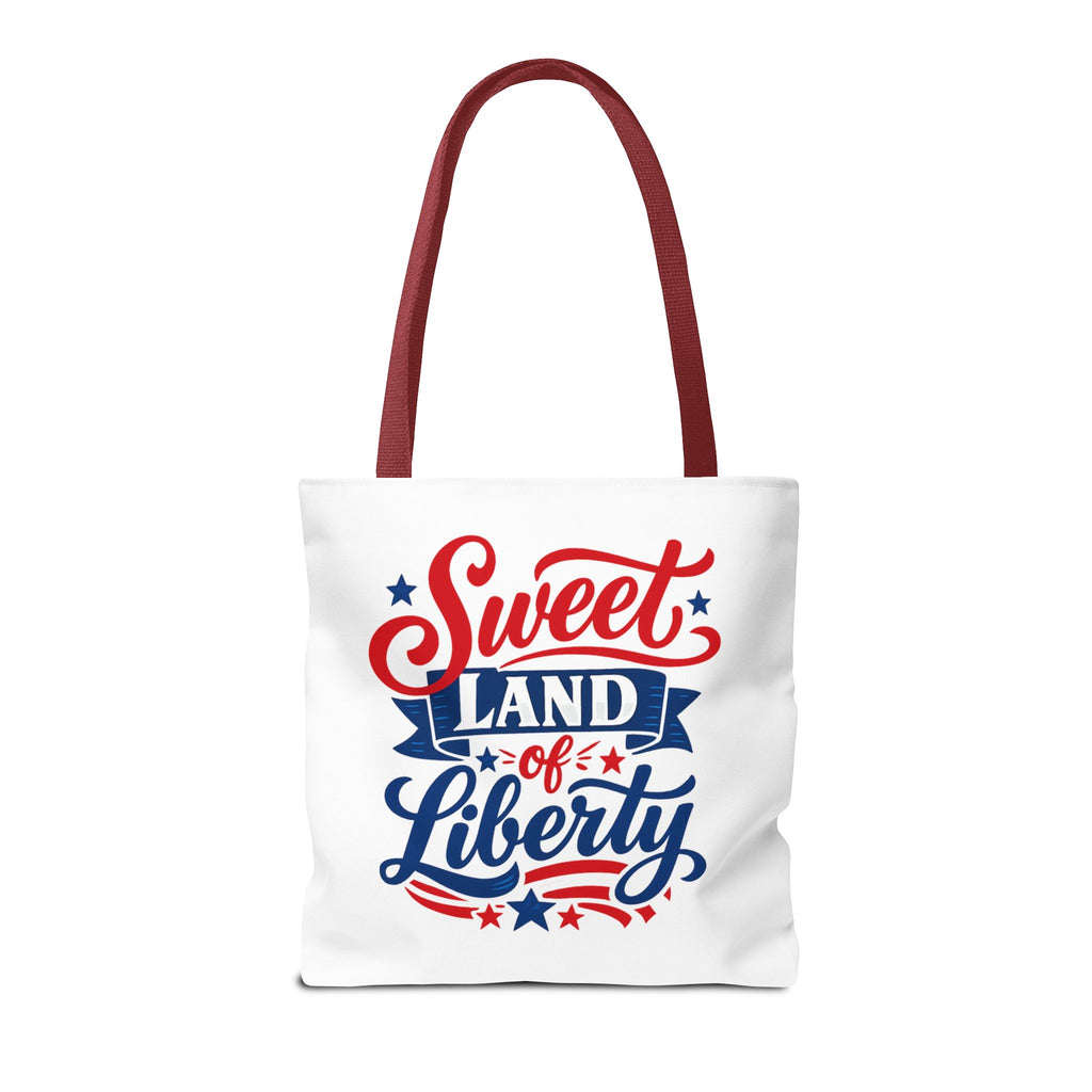 Sweet Land of Liberty Patriotic Tote Bag