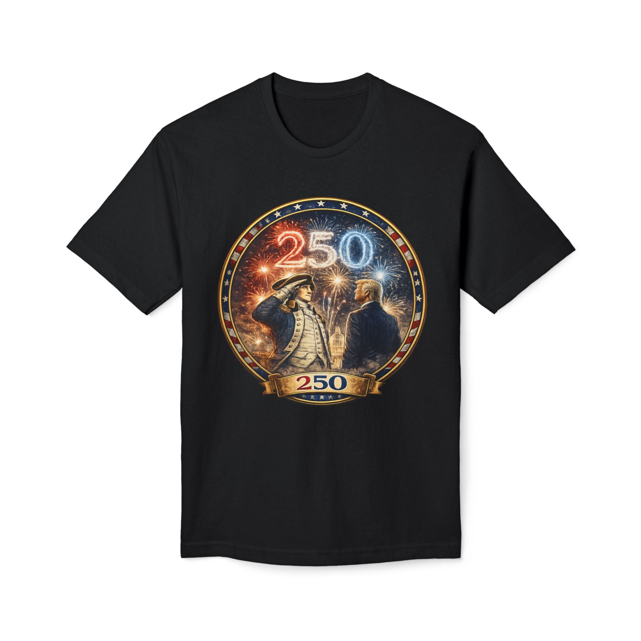 250th Anniversary Commemorative T-Shirt – Historic U.S. Celebration Design